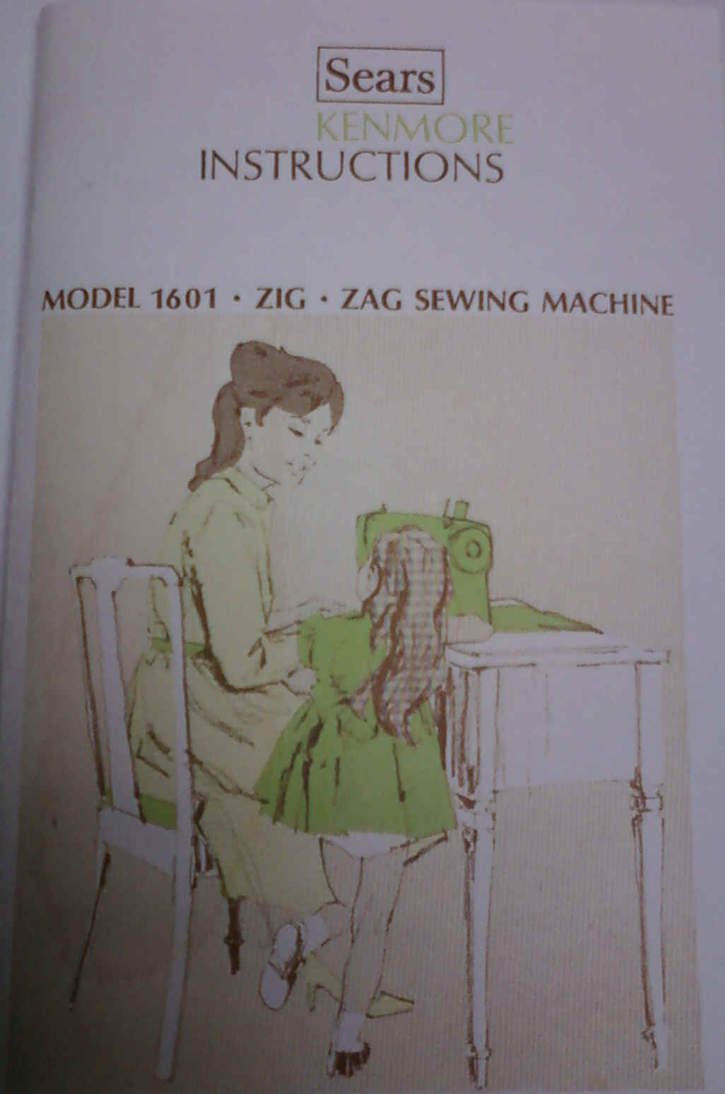 KENMORE MODEL 158.1601 Sewing Machine Manual Sewing Machine Museum