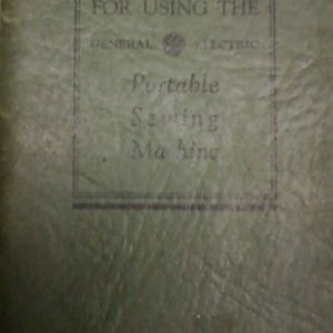 GENERAL ELECTRIC Sewing Machine Manual