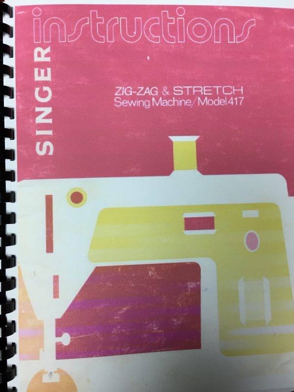 SINGER MODEL 417 Sewing Machine Manual