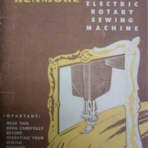 KENMORE MODEL 117.959 Sewing Machine Manual