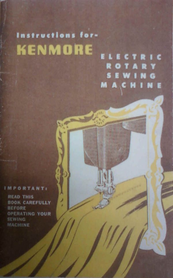 KENMORE MODEL 117.959 Sewing Machine Manual
