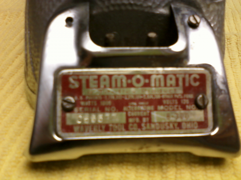 SteamOMatic Iron Sewing Machine Museum